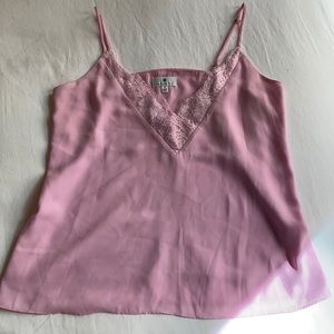 Socialite lace trim tank